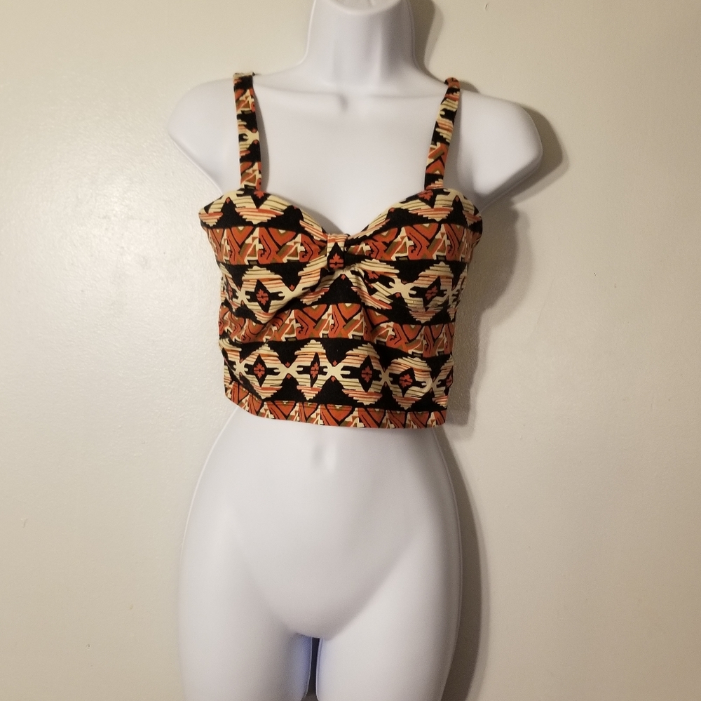 Forever 21 Aztec Crop Top